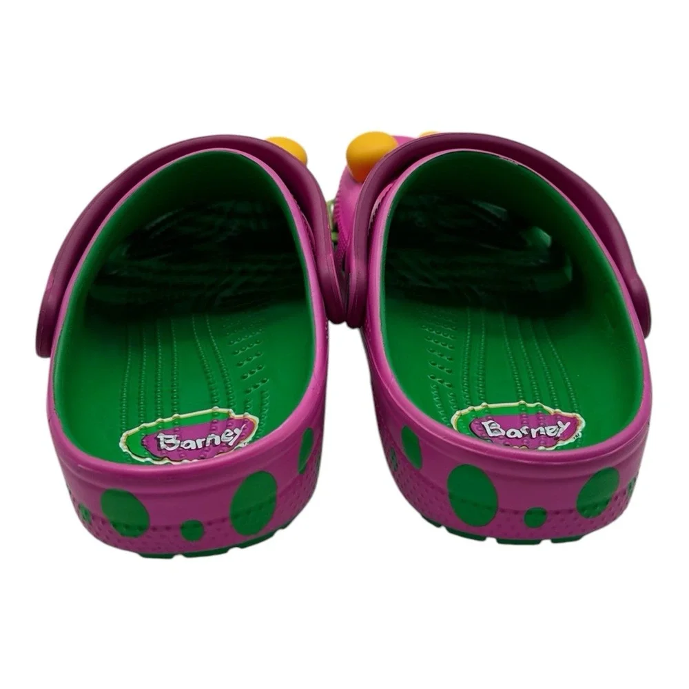 Crocs Barney Classic Clogs KIDS Size C 13 Slip On Shoes I Love You You‎ Love Me